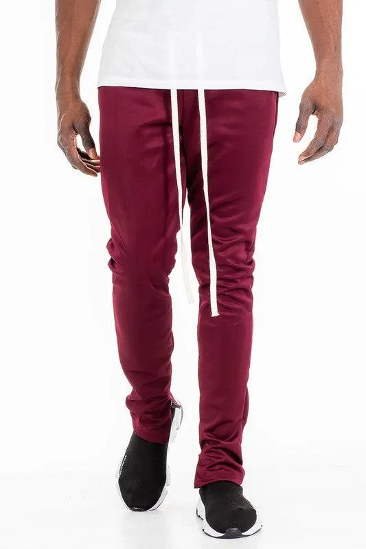 Mens Solid Color Basic Track Pants