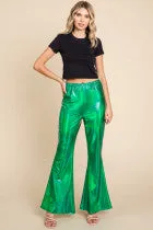 Metallic Gras Pants