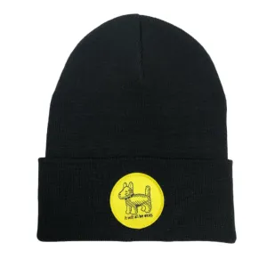 Overwhelmed Dog Beanie