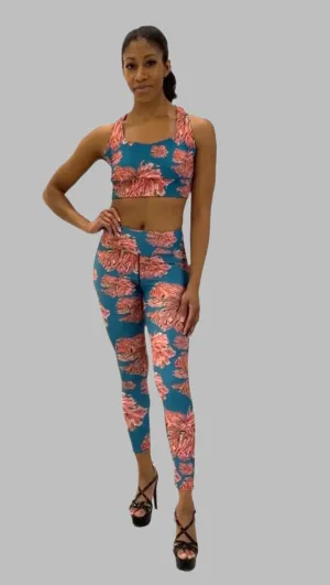 Peonies Athleisurewear Set