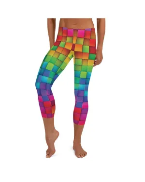 Rainbow Blocks Capris