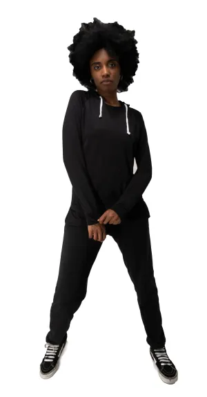 READY, SET, GO Women's Black Joggers Workout Yoga Sweatpants