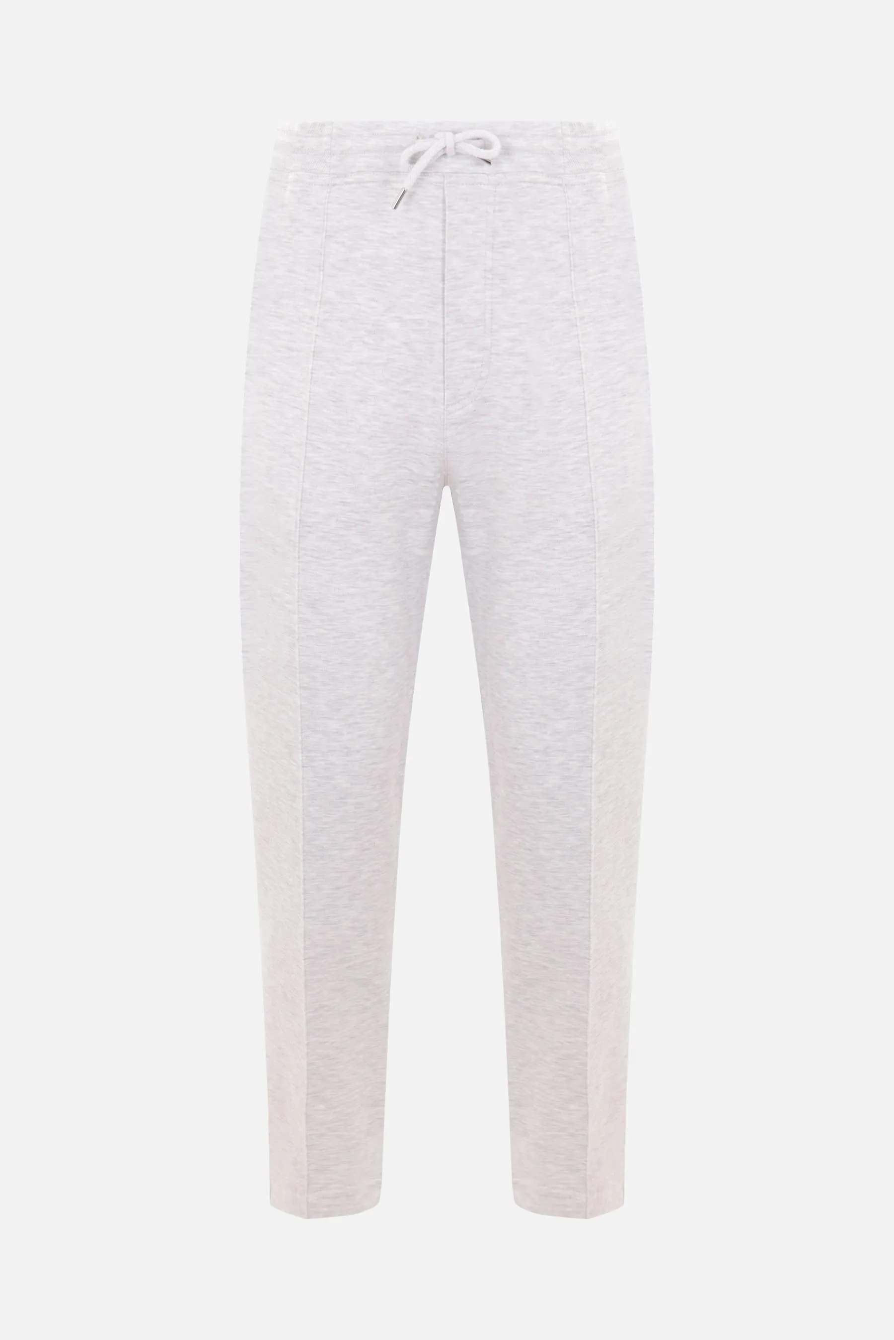 Ribbed Jersey Cotton-Blend Joggers