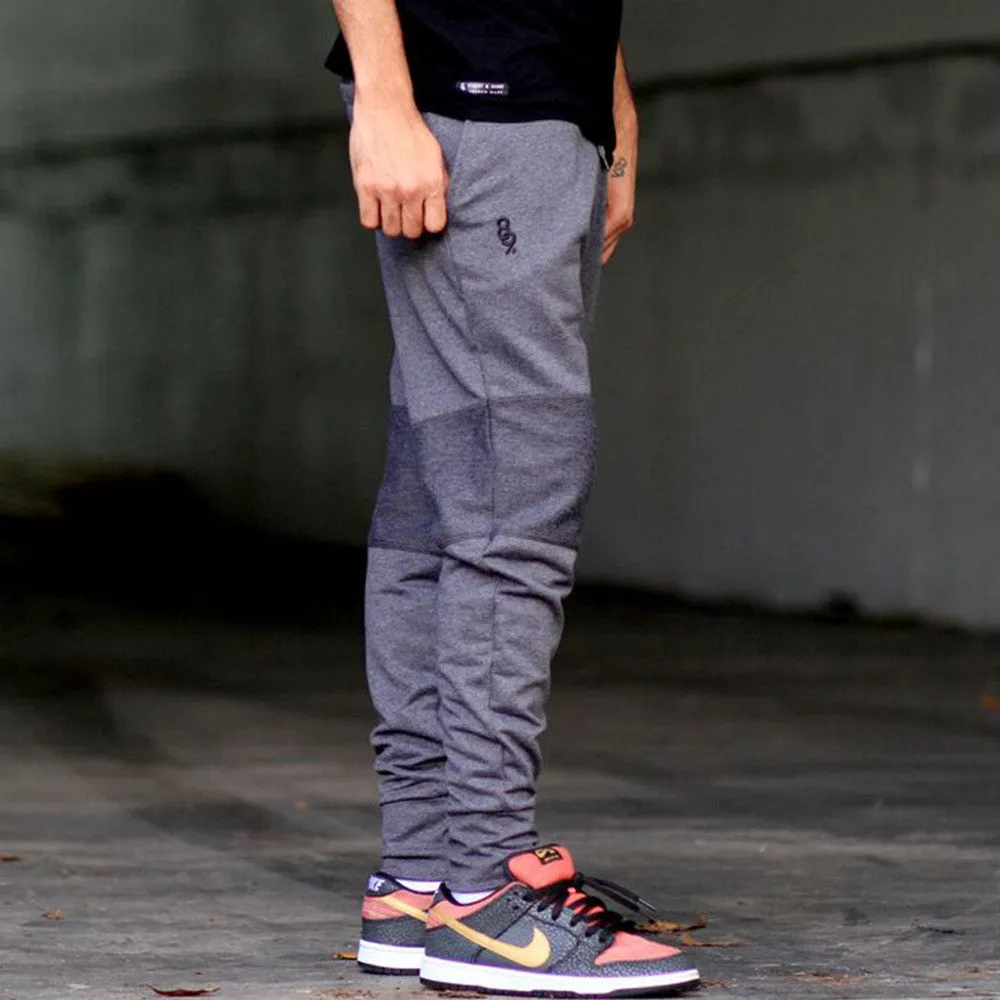 Rudimental Paneled Terry Joggers Charcoal