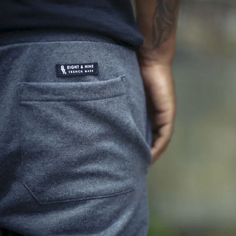 Rudimental Paneled Terry Joggers Charcoal