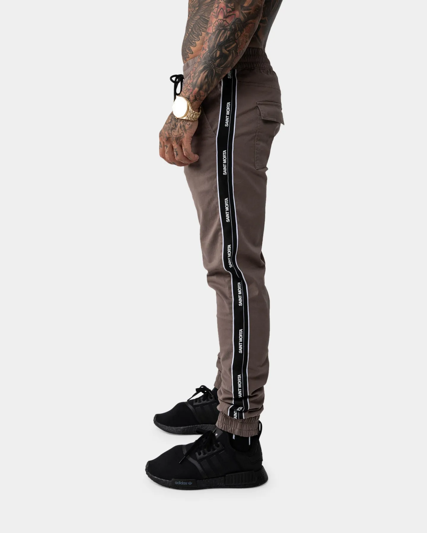 Saint Morta Coleman Jogger Dark Brown