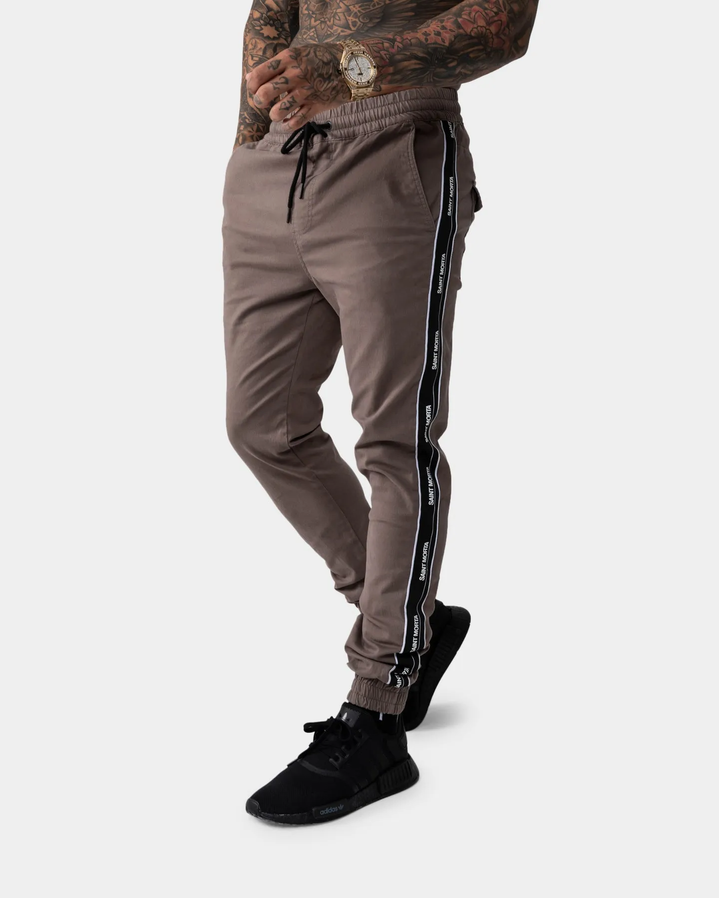 Saint Morta Coleman Jogger Dark Brown