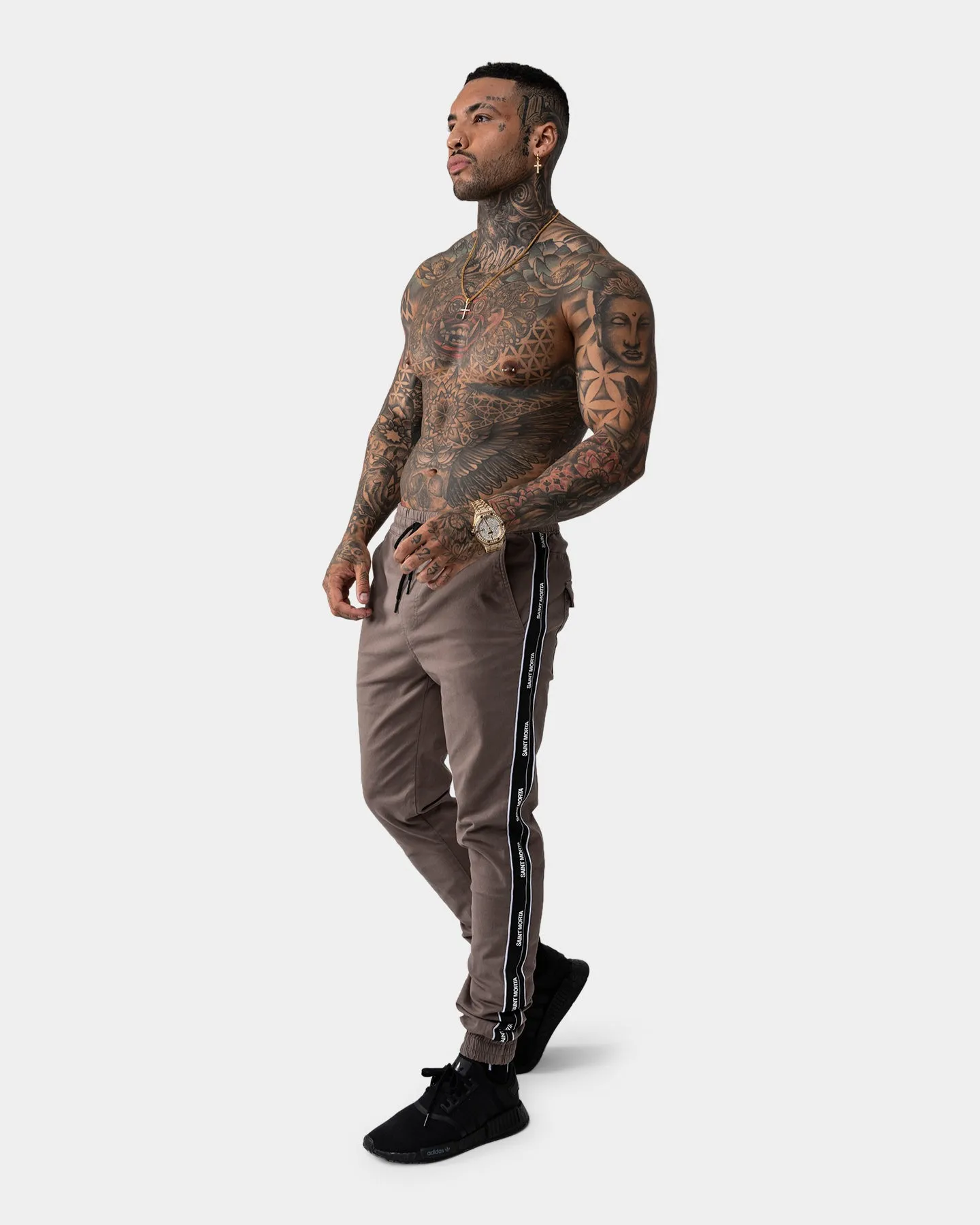 Saint Morta Coleman Jogger Dark Brown