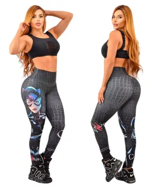 💫SUBLIMATED CATWOMAN COMIC LEGGINS🔥