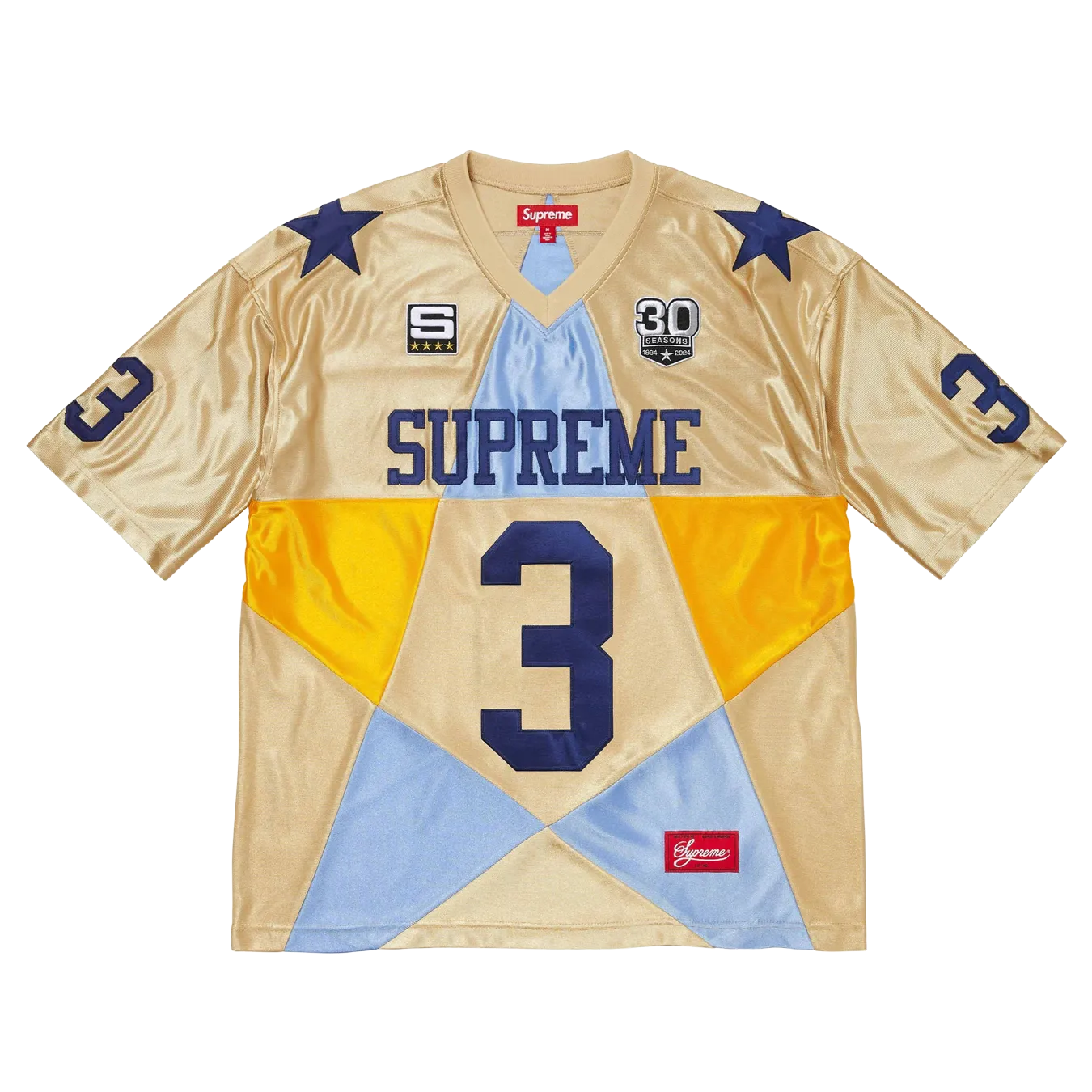 Supreme Star Football Jersey 'Gold'