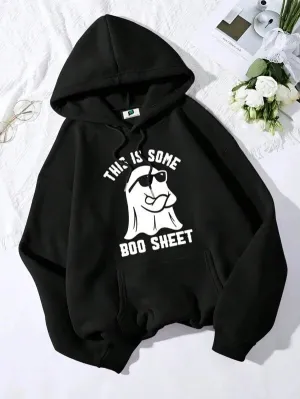 SXV  'THIS IS SOME BOO SHEET’ Printed Cool Aesthetic Sweatshirt Hoodie