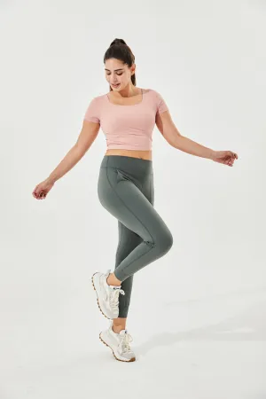 Tangs Display - High Waist Buttery Soft Wanderlust Joggers With Cuffs