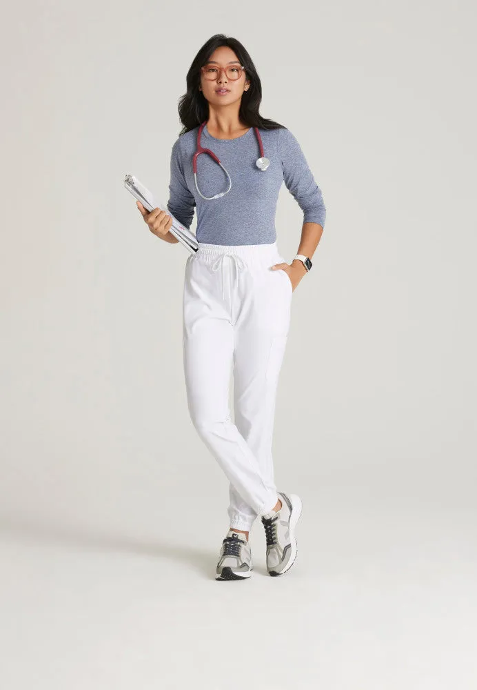 Terra 6-Pocket Mid-Rise Jogger Scrub Pant