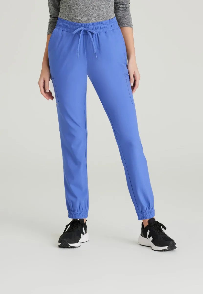 Terra 6-Pocket Mid-Rise Jogger Scrub Pant