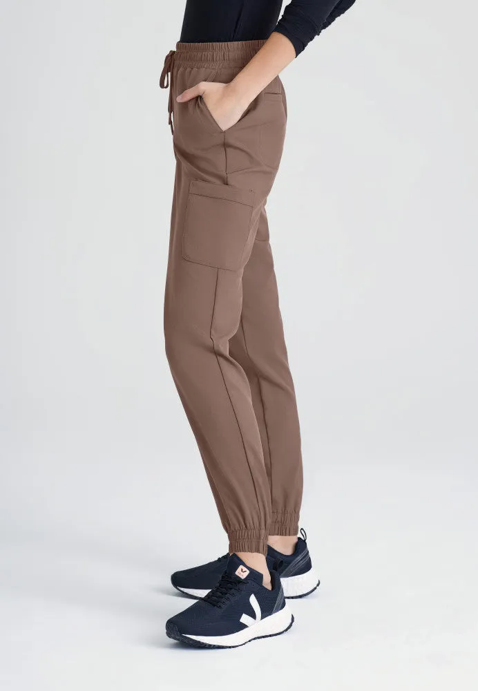 Terra 6-Pocket Mid-Rise Jogger Scrub Pant