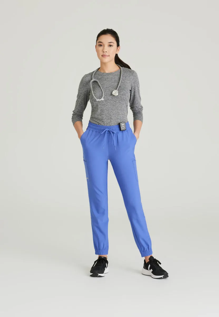 Terra 6-Pocket Mid-Rise Jogger Scrub Pant