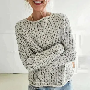 Textured Knit Pullover