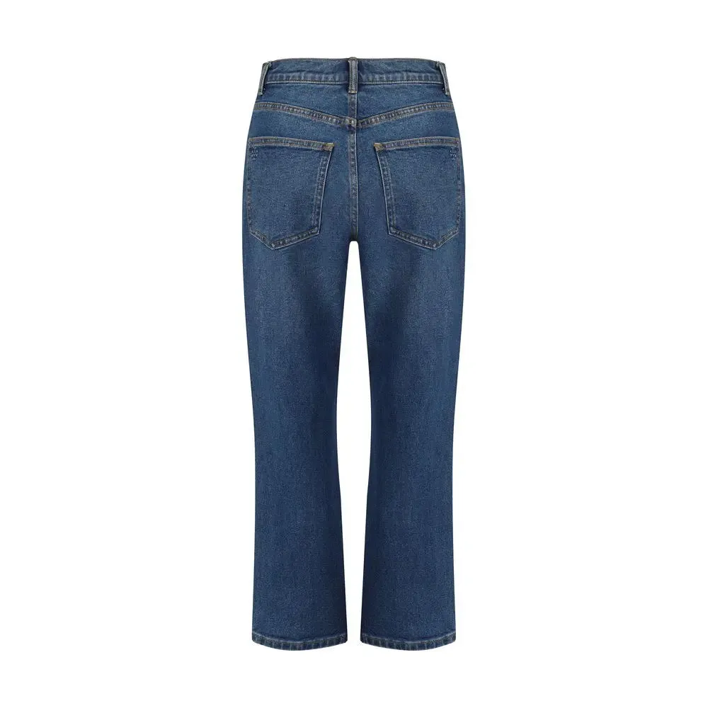 Tory Burch Cropped Flared Jeans