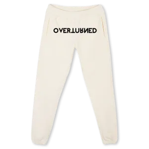 UNISEX SWEATPANTS Cream Sweatpants.