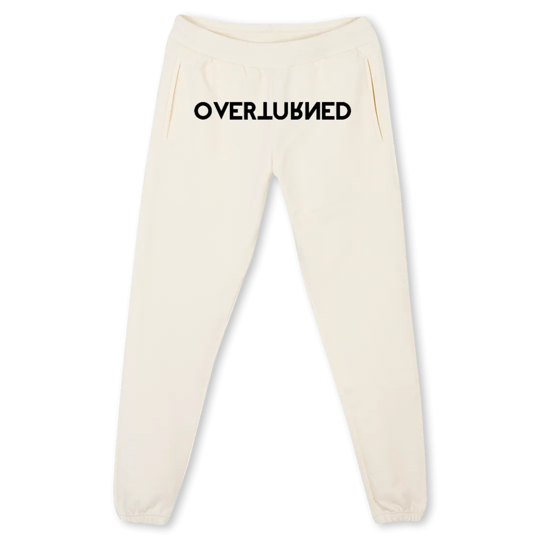 UNISEX SWEATPANTS Cream Sweatpants.