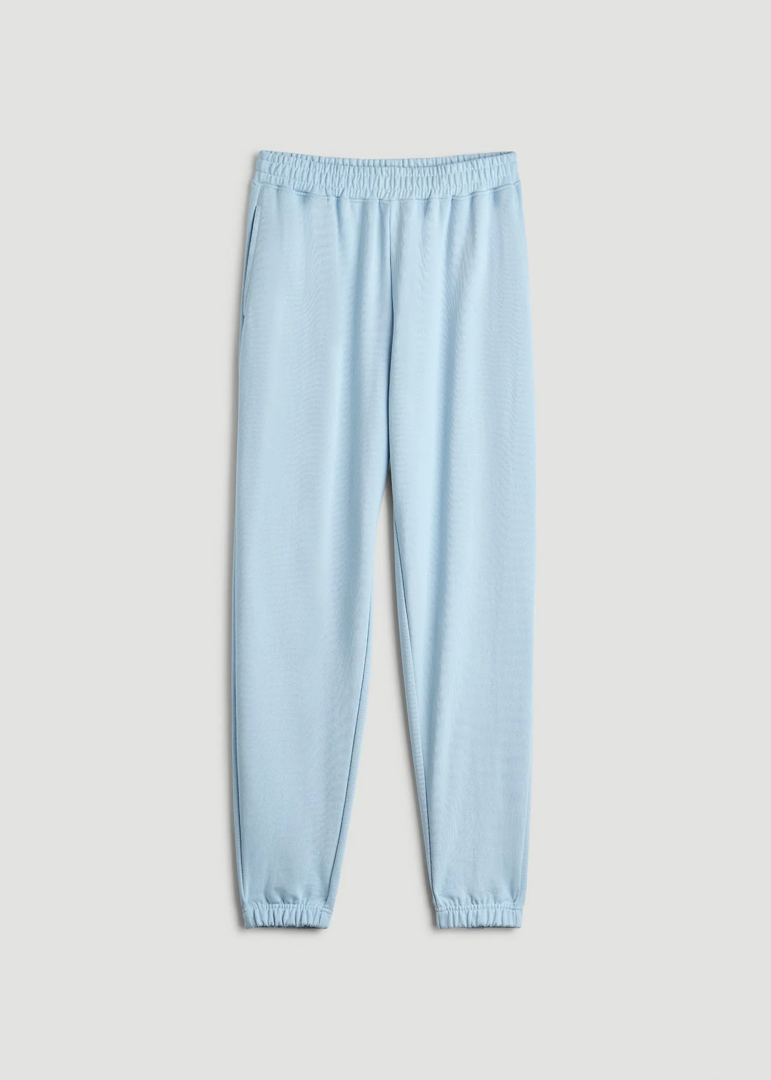 Wearever Oversized French Terry Joggers for Tall Women in Ice Blue